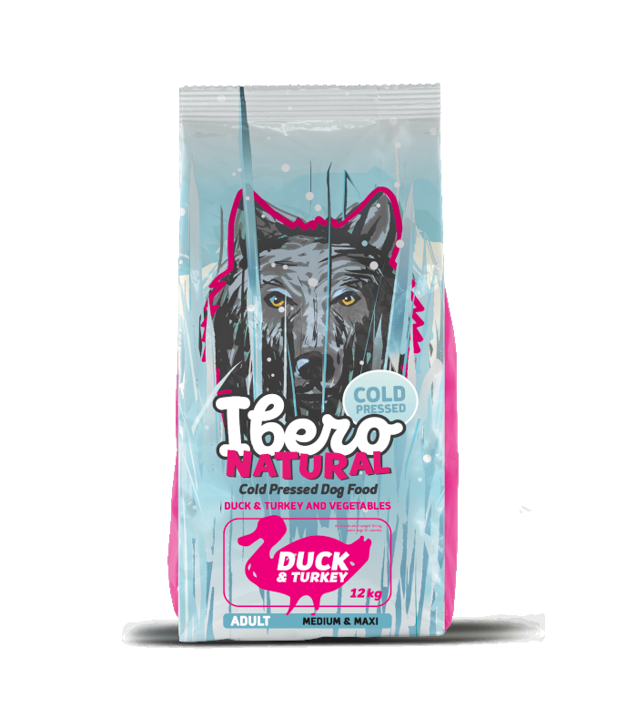 Ibero COLD PRESSED dog adult MEDIUM/LARGE DUCK