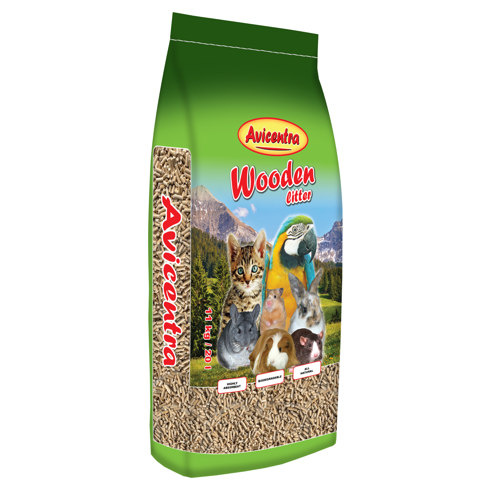 Avicentra Dřevěná podestýlka 10l/5,5kg
