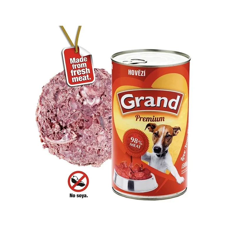 Grand konz. pes hovězí 1300g