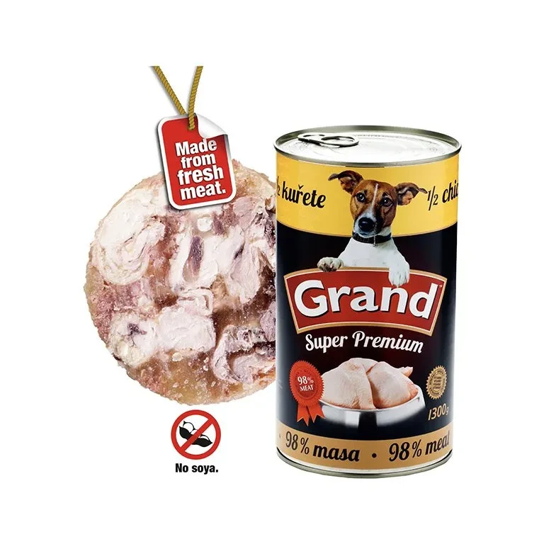 Grand konz. pes Extra s 1/2 kuřete 1300g