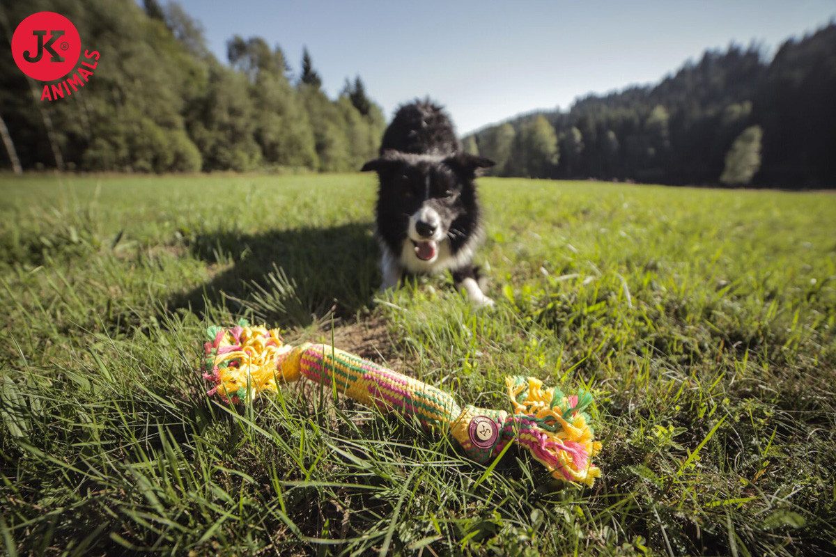 JK Animals Bavlněný pískací uzel 40cm