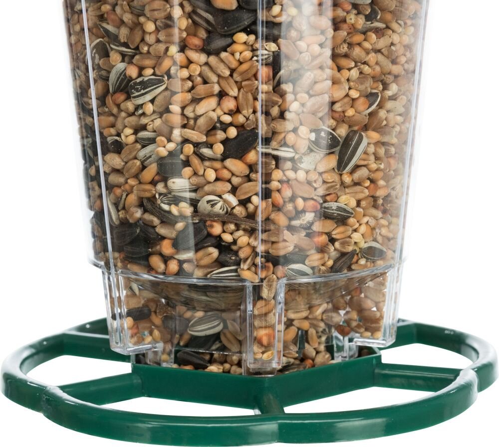 Zahradní závěsné automatické krmítko 6 otvorů 300ml/17cm