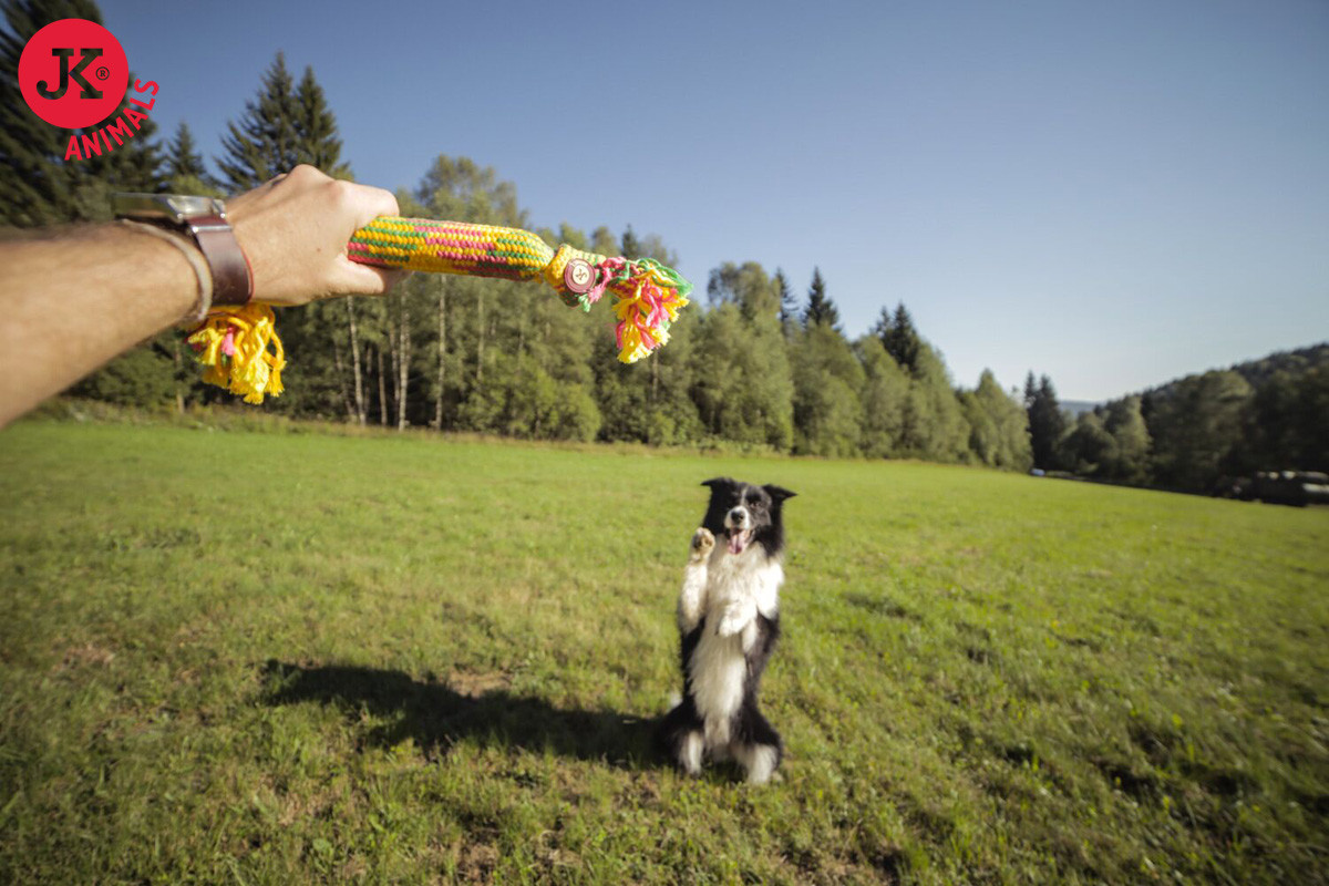 JK Animals Bavlněný pískací uzel 40cm