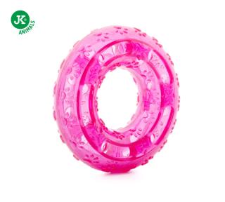 JK Animals Kruh rúžový z termoplastické pryže 12cm