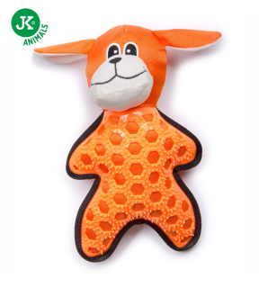 JK Animals Pes nylonová pískací hračka s TPR prvky 29cm