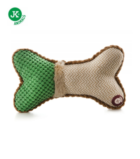 JK Animals Kost plyšová zelená 24cm