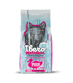 Ibero COLD PRESSED dog junior MEDIUM/LARGE DUCK