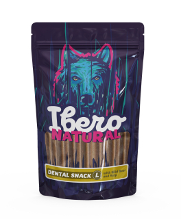 Ibero natural DENTAL SNACK s divočákem a mořskou řasou