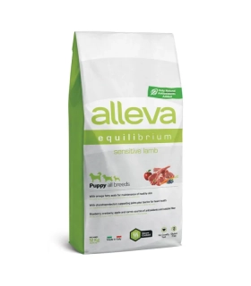 Alleva Equilibrium Dog Puppy Sensitive All Breeds Lamb 12kg