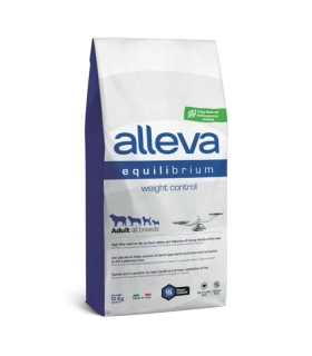 Alleva Equilibrium Dog Adult All Breeds Weight Control 12kg
