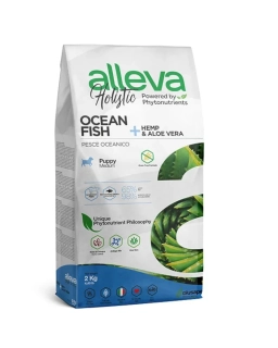 ALLEVA HOLISTIC Dog Dry Puppy/Junior Ocean Fish Medium 12kg