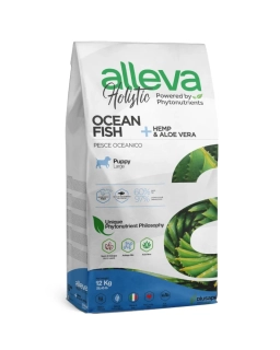 ALLEVA HOLISTIC Dog Dry Puppy/Junior Ocean Fish Maxi 12kg