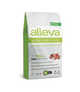 Alleva Equilibrium Dog Adult Sensitive Mini/Med Lamb & Ocean Fish 2kg