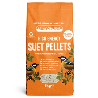 Suet To Go Lojové peletky s moučnými červy 5kg